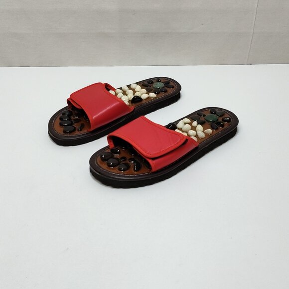 BYRIVER River Stone & Spa Massage Slipper Adjustable Unisex Size US 6/7 EUR 39 - Picture 3 of 8